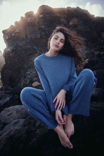 Button Up Sweater Set