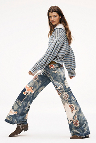 We The Free Flying High Patched Jeans