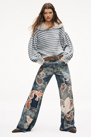 We The Free Flying High Patched Jeans