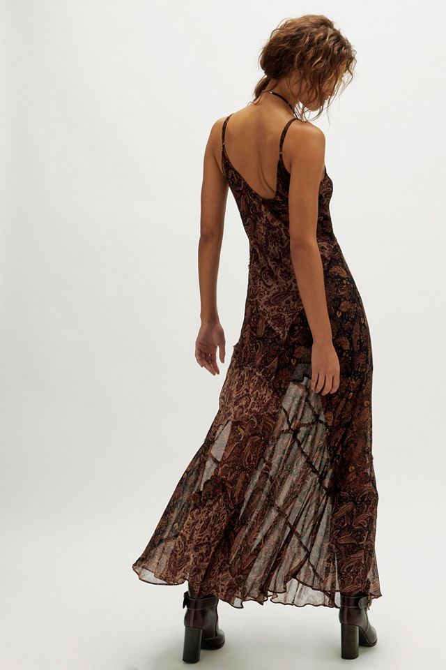 Nigel Preston Paisley Patch Maxi Dress #1