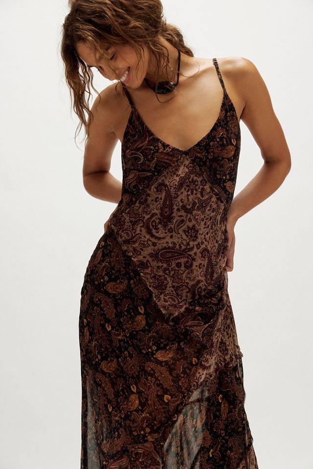 Nigel Preston Paisley Patch Maxi Dress #2