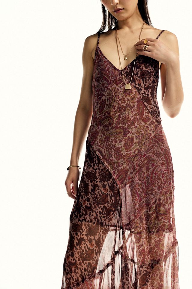 Nigel Preston Paisley Patch Maxi Dress #1