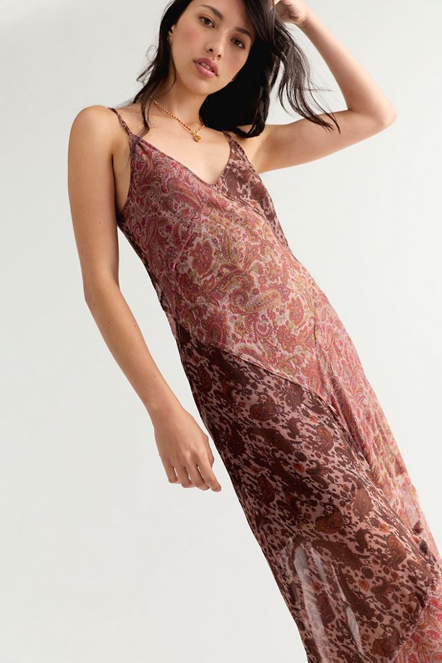 Nigel Preston Paisley Patch Maxi Dress #1