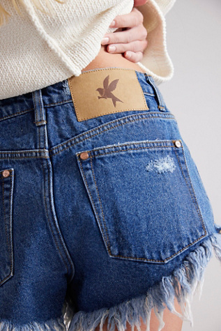 Женские шорты OneTeaspoon Renegades High-Waisted Denim, цвет: Синий, вариант 1 — фото 4