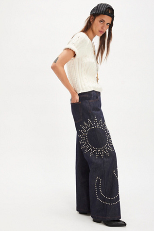 Understated Leather Texas Jeans