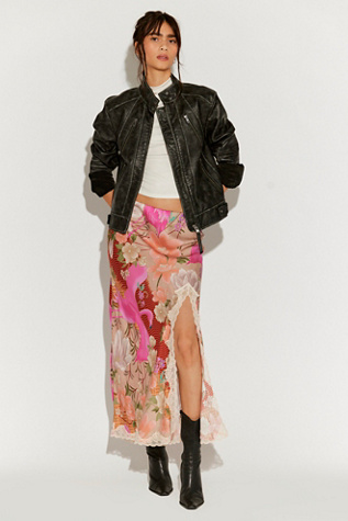 Spell Floridian Lace Bias Skirt