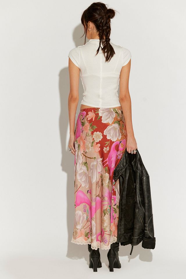 Spell Floridian Lace Bias Skirt #1