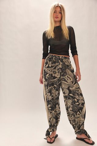 Spell Hibiscus Lane Wide-Leg Pants | Free People
