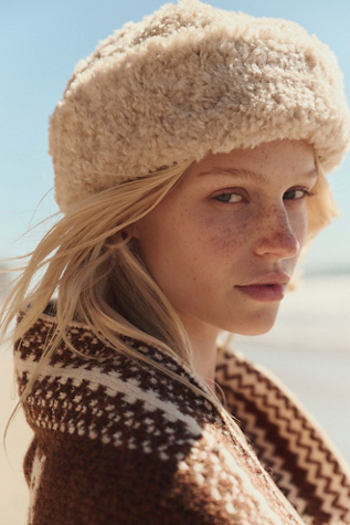 Oh So Cozy Fisherman Hat by Free People in White