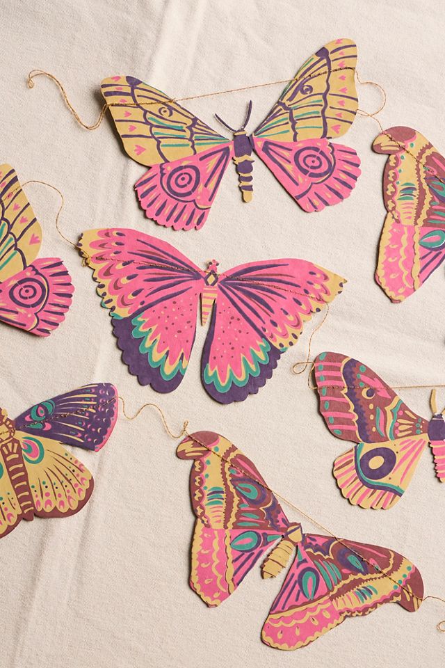 Colorful Butterflies Garland