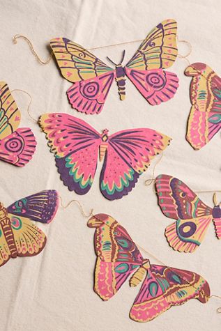 Colorful Butterflies Garland