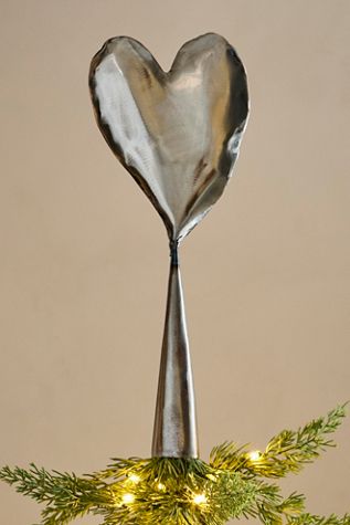 Heart Metal Tree Topper