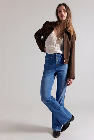 Lee Lace-Up High-Rise Bootcut Jeans - thumbnail 3