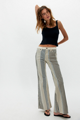 Wrangler 70s Printed Flare Jeans | Free People