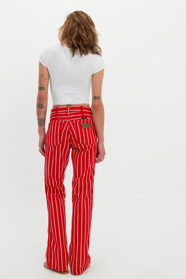 Wrangler Wrancher Printed Mid-Rise Bootcut Jeans #1