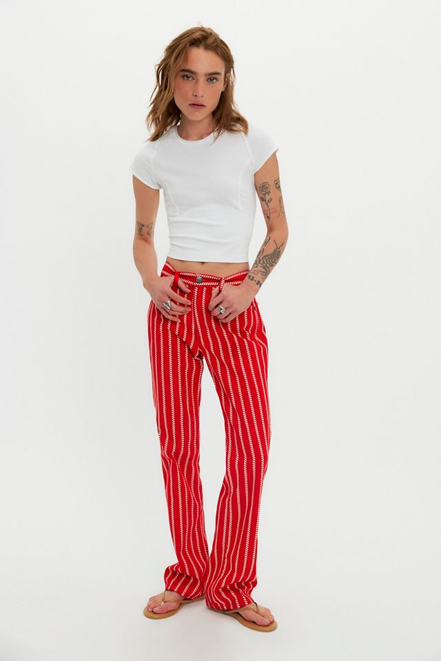 Wrangler Wrancher Printed Mid-Rise Bootcut Jeans #2
