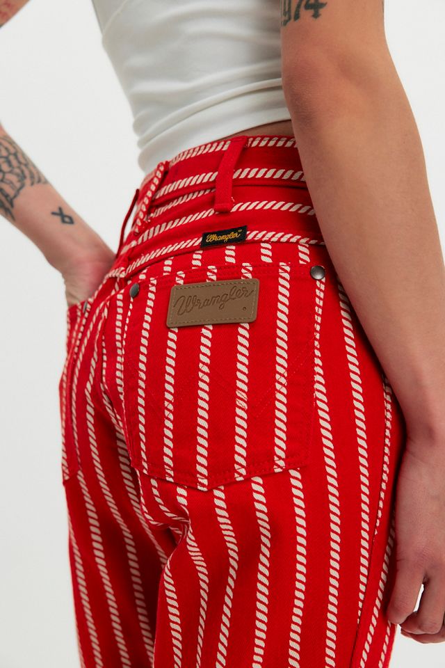 Wrangler Wrancher Printed Mid-Rise Bootcut Jeans #3