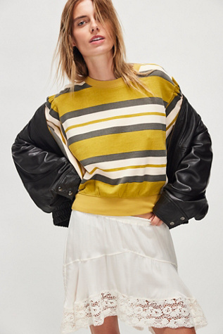 Wild And Free Sweatshirt at Free People in Dried Palm Combo, Size: Large