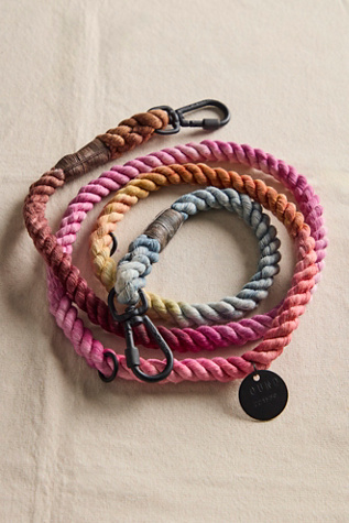 Plant Dyed Rope Leash