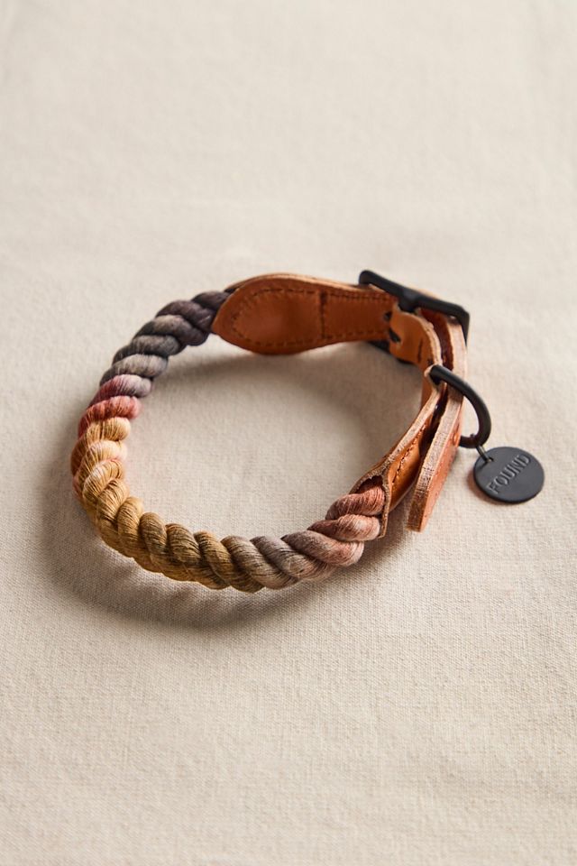Plant Dyed Rope Collar #1