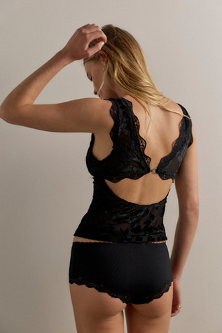 Женский топ Intimately Loved You First Velvet, цвет: Чёрный комбинированный — фото 3