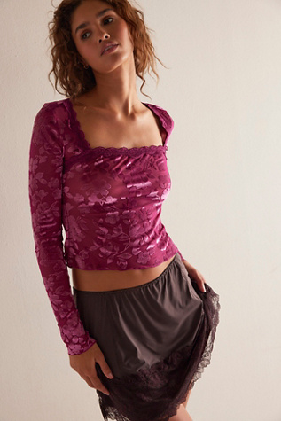 Женский топ Intimately Loved You First Long Sleeve, цвет: Комбинированный — фото 3