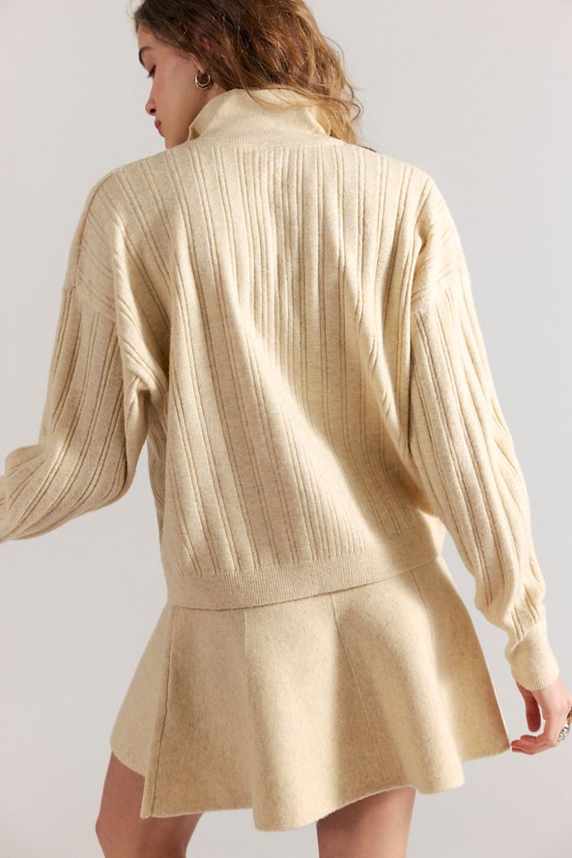 Quincy Knit Mini Skirt Set #1