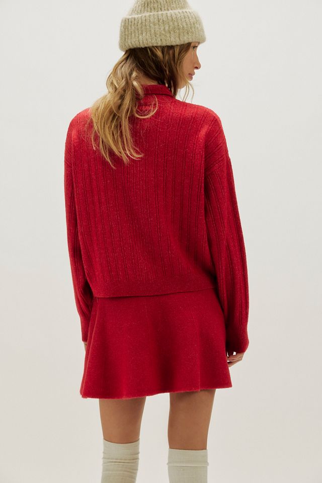 Quincy Knit Mini Skirt Set #1