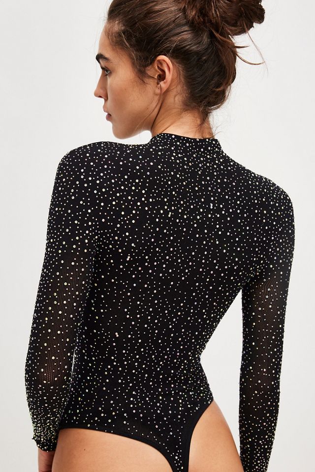 Night Sky Seamless Turtleneck Bodysuit