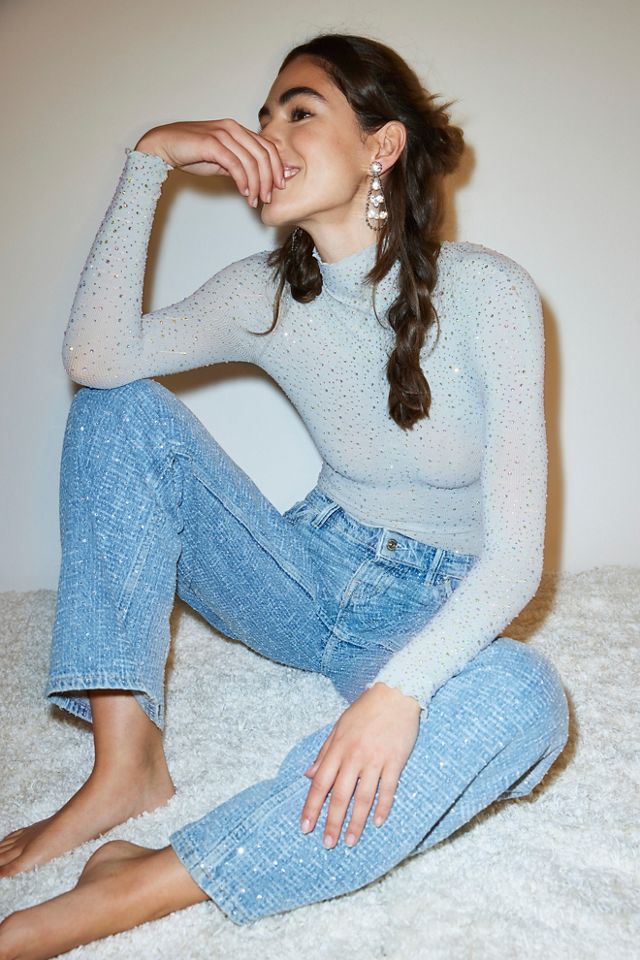 Night Sky Seamless Turtleneck Bodysuit #1