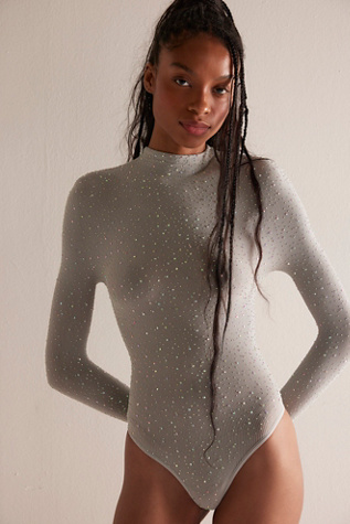 Боди Night Sky Turtleneck, без швов — Intimately, цвет: Жемчужный синий — фото 8