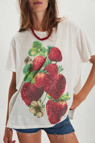 Magnolia Pearl Strawberry Blooms Tee | Free People