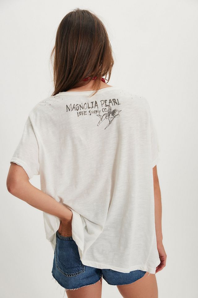 Magnolia Pearl Strawberry Blooms Tee | Free People