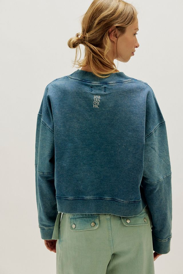 OneTeaspoon Retro Fade Paneled V-Neck Sweatshirt #1