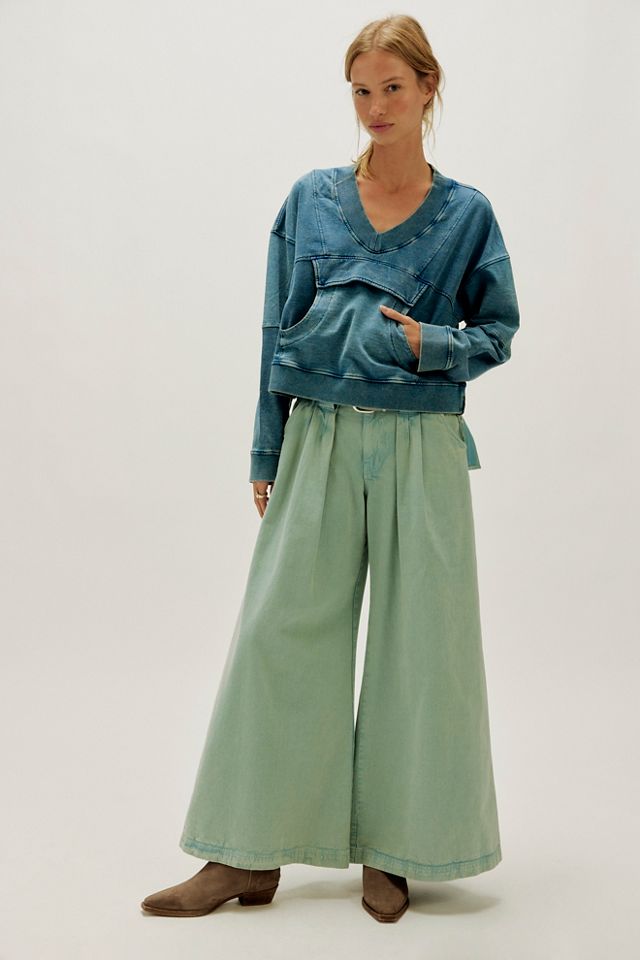 OneTeaspoon Retro Fade Paneled V-Neck Sweatshirt #2