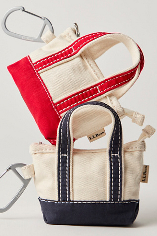 L.L.Bean Micro Boat And Tote Key Chain Bag at Free People in Blue