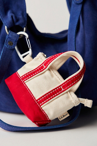 L.L.Bean Micro Boat And Tote Key Chain Bag at Free People in Red