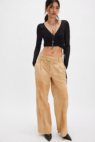 Pantalon en Daim Skyler