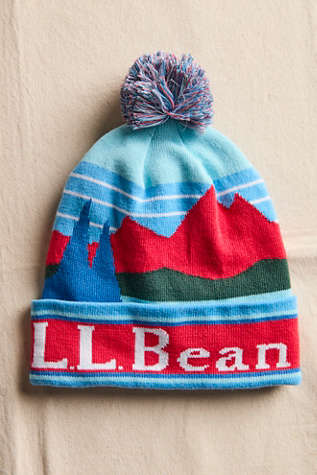 L.L.Bean Katahdin Pom Graphic Hats at Free People in Red