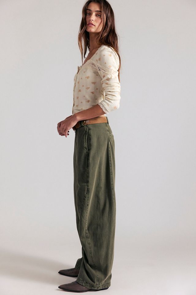 Spotlight Washed Barrel Chino Trousers #1
