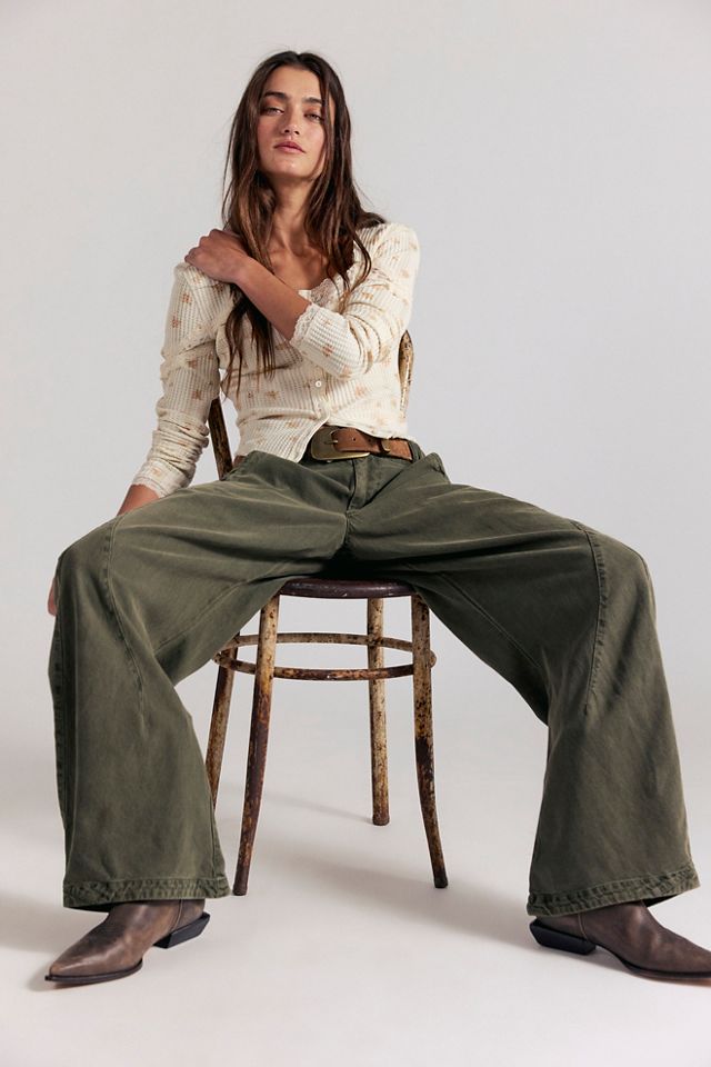 Spotlight Washed Barrel Chino Trousers #3