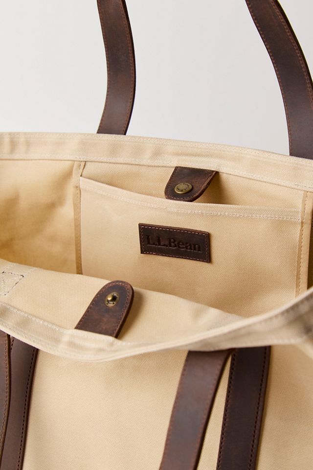 L.L.Bean Leather Trim Tote #3