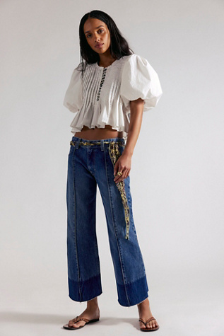 We The Free Jinx Low Rise Crop Jeans at Free People in Paradigm, Size: 24