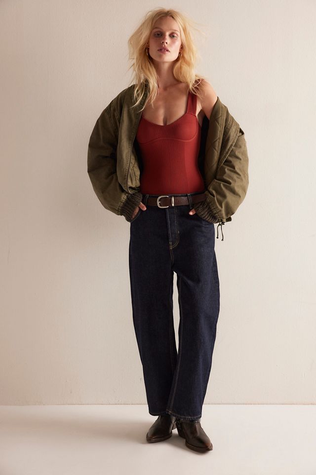 Sleek Rib Tank Bodysuit #2
