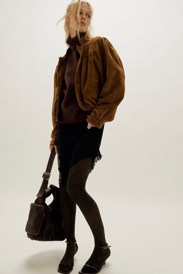 Metallized Plaid Tights #3