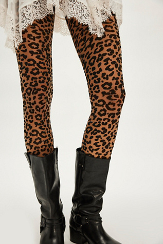 Leopard Tights