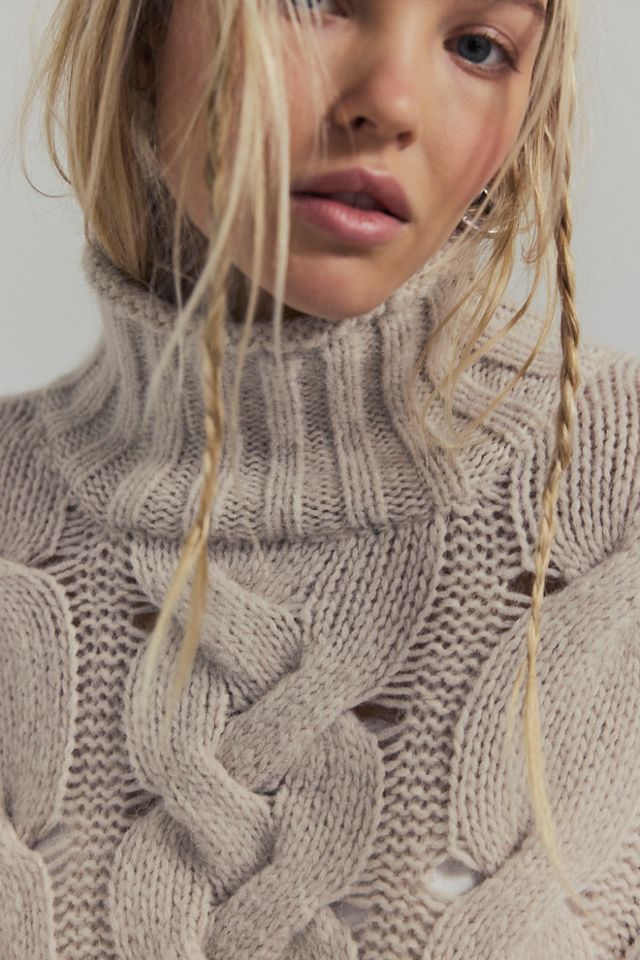 Clementine Cable Knit Pullover #2