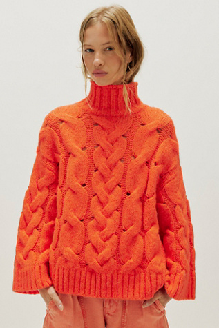 Clementine Cable Knit Pullover