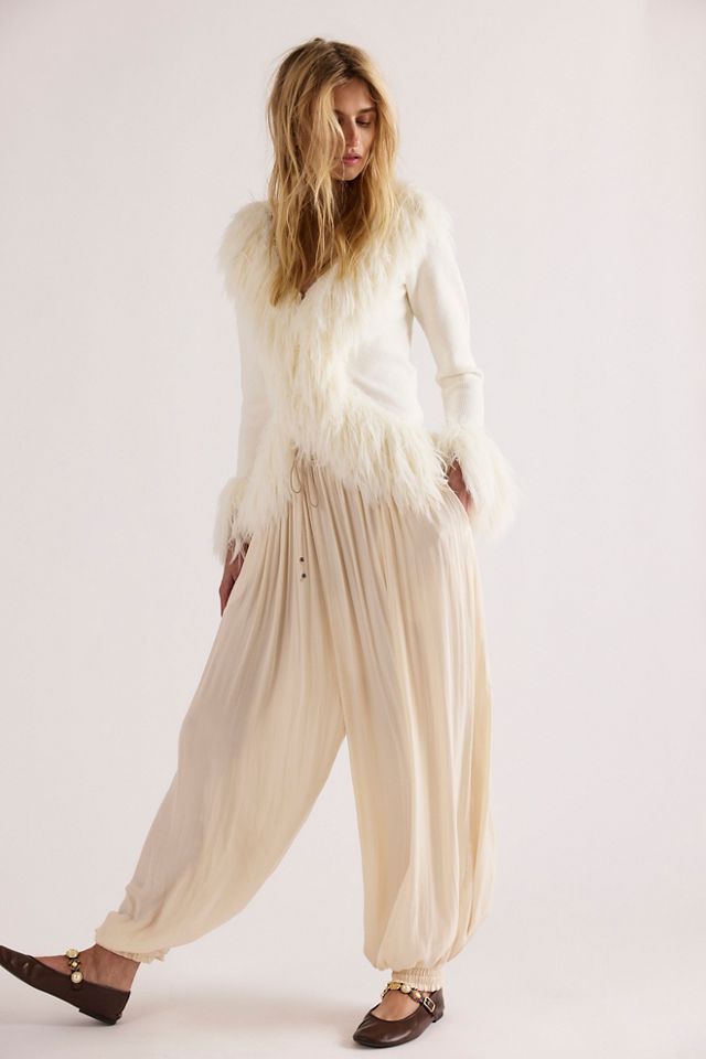 Marilyn Faux Fur Trim Cardi #2