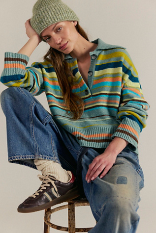 Trading Up Striped Polo